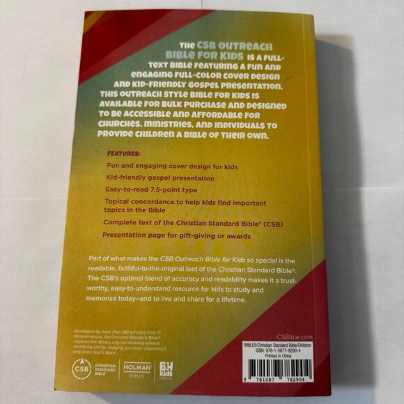 Holy Bible for kids 2023 like new softcover Standard Bible Edition - Picture 4 of 4